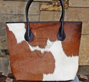 High Quality Customized Comfortable Cowhide Crossbody Purse Handbag Western <b>Bag</b> Brown <b>White</b> Cow Hide Western Tooled Leather - Product Image 5