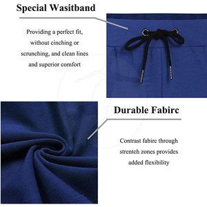 กางเกงวิ่งขาสั้นผู้ชายสไตล์สตรีทเอวยางยืดกางเกงขาสั้นผ้าฝ้ายเนื้อแข็งออกแบบโลโก้ได้ตามต้องการ - Product Image 4