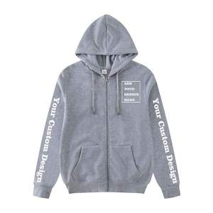 Sudaderas con Cremallera Unisex de Alta Calidad al por Mayor, Ropa Casual Urbana para Hombre, Corte Holgado de Invierno, Algodón/Poliéster Ecológico Personalizado - Product Image 3