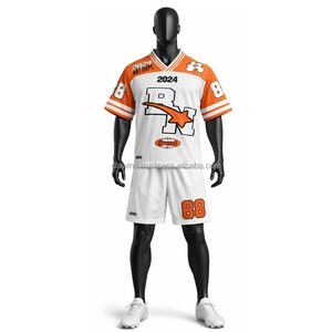 Maillots de football américain personnalisés pour adultes - Meilleures ventes, confortables, manches courtes, 100% polyester - Product Image 3