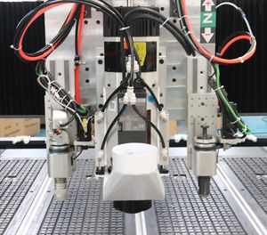 Routeur CNC ATC 1212 avec couteau oscillant pour la découpe de mousse, de cuir et d'emballages, de mousse EVA, de joints en caoutchouc et de boîtes en carton - Product Image 4