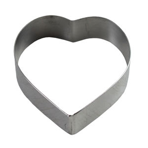 ที่ตัดคุกกี้รูปหัวใจใช้ซ้ำได้ทำจากโลหะอุปกรณ์สำหรับอบเค้กแหวนโลหะอุปกรณ์ตกแต่งเค้กแต่งงาน - Product Image 5