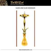 Chicha Farida élégante et fine, de luxe, mini, en laiton égyptien, avec miroir, style traditionnel et moderne torsadé, avec tuyau lavable de deux mètres, noire