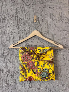 Conjunto de pijama de algodón con estampado de pájaro amarillo, ropa de dormir de estilo indio suave y transpirable para mujer, ropa de dormir Sexy de talla grande para damas de honor - Product Image 2