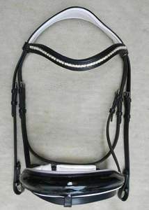 Bride à langer en cuir de cheval de qualité supérieure de haute qualité avec demi-muserolle Dernière conception Halter durable Prix compétitif pour l'équitation - Product Image 4