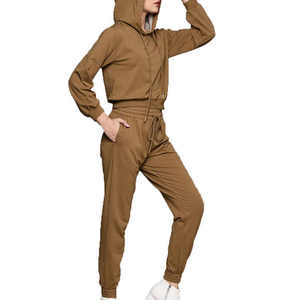 Chándales de invierno duraderos de secado rápido para mujer, chándal transpirable de material suave antiarrugas, precio barato, chándal de mujer - Product Image 4