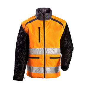 Hi VIS 4 trong 1 bảo hộ lao động đồng phục phản quang chống cháy chống tĩnh an toàn Áo khoác mùa đông bảo hộ lao động - Product Image 4