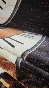Alfombra Turca Moderna de Polipropileno de Alta Calidad, Tejida a Máquina con Diseño Jacquard, Resistente a las Manchas, Pelo Alto, Grosor Medio, para el Hogar - Product Image 4