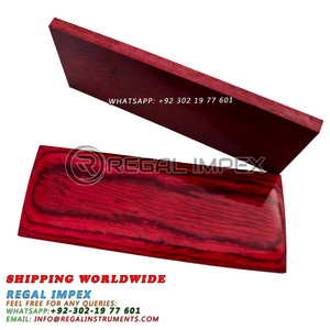 Wholesale Regal Impex Laminated Wood Knife Scales Orange Black Dollar Sheet Blanks 5 Inch Length Knife Veterinary Instrument - Product Image 2