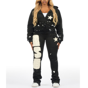 Conjunto Deportivo para Mujer, Estilo Cortavientos, Suave, Cómodo y Transpirable para Entrenamiento, Correr y Hacer Ejercicio - Product Image 3