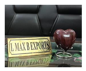 Urne coeur finie brillante de haute qualité Urnes coeur en métal les plus vendues pour cendres d'animaux de compagnie Urnes coeur bon marché disponibles à bon prix - Product Image 2