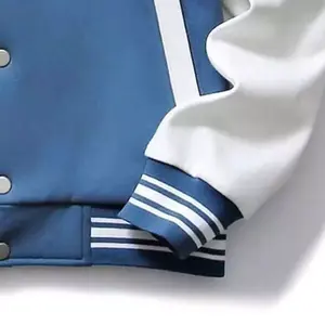 Chaqueta clásica de lana Varsity para hombre, ropa de abrigo cálida de ajuste atlético de alta calidad para deportes universitarios de otoño/invierno, cómoda - Product Image 3