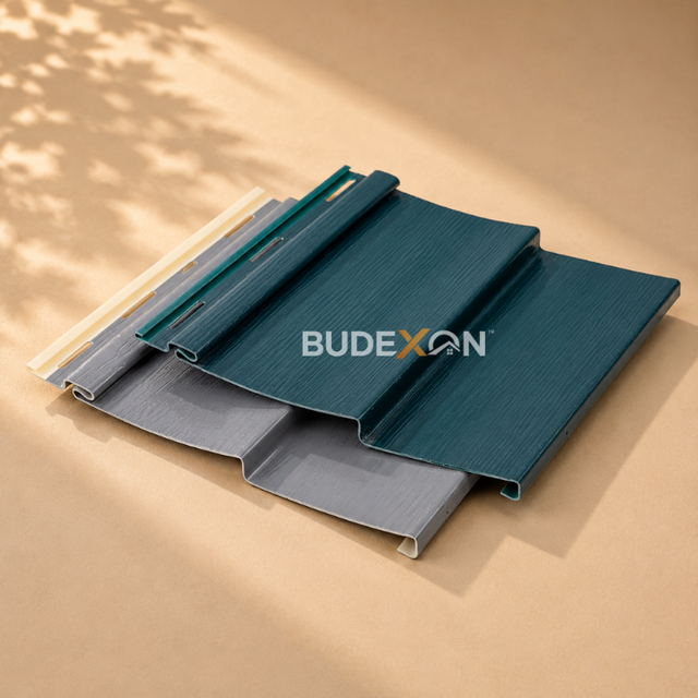 High Quality 1.1mm 1.2mm Architectural UPVC Exterior Vinyl Siding Board Weatherproof for School Building Wall Renovation Project
