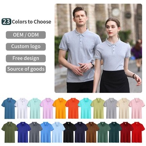 Venta al por mayor de poliéster de los hombres ropa Casual Polo Top Gym Fitness Wear Camiseta de manga corta ropa deportiva Polo camiseta para hombres - Product Image 6