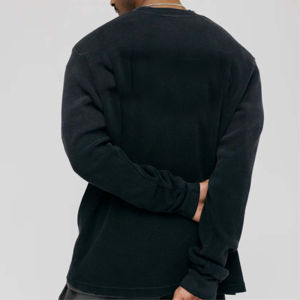 Vente en gros de haute qualité respirant anti-boulochage logo personnalisé vêtements d'automne et de tous les jours ultra-doux 100% coton de haute qualité - Product Image 4