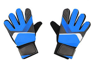 Guantes de Portero de Fútbol Profesionales para Exteriores, Transpirables, Impermeables, de Cuero Negro de Alta Calidad, Diseño Ajustable Antideslizante, Rojo - Product Image 5