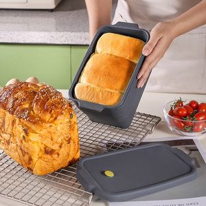 Stampo <span class=keywords><strong>in</strong></span> Silicone Grande per Pane e Dolci, Rettangolare, Nuova Forma, Adatto per Forno e Congelatore, per Pane Fatto <span class=keywords><strong>in</strong></span> <span class=keywords><strong>Casa</strong></span>, Stampi per Ghiaccio, Utensile da Forno e Pasticceria - Product Image 2