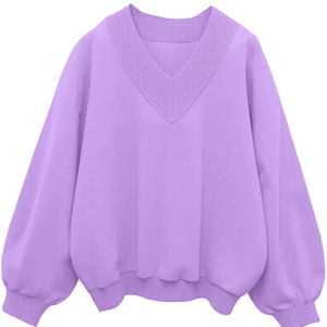 Women Hooded Sweatshirt <b>Patchwork</b> Design Long Sleeve Soft Fleece Pullover Casual <b>Top</b> Comfy Everyday Wear Supplier Custom Front - Product Image 1