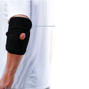 Codo de neopreno resistente de algodón blanco con logotipo personalizado y color, tipo suave para levantamiento de pesas - Product Image 2