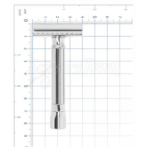 Afeitadora de seguridad ecológica con cuchillas reemplazables, logotipo personalizado y mango resistente - Product Image 4