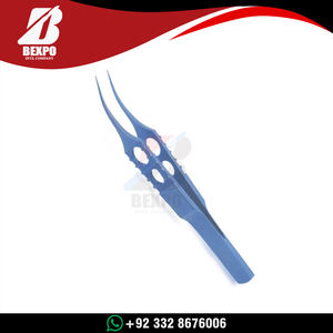 Pinzas de Sutura Kelman McPherson Premium de Acero Inoxidable, Herramienta Oftálmica para Micro Suturas, Instrumentos Quirúrgicos con Certificación CE ISO - Product Image 6