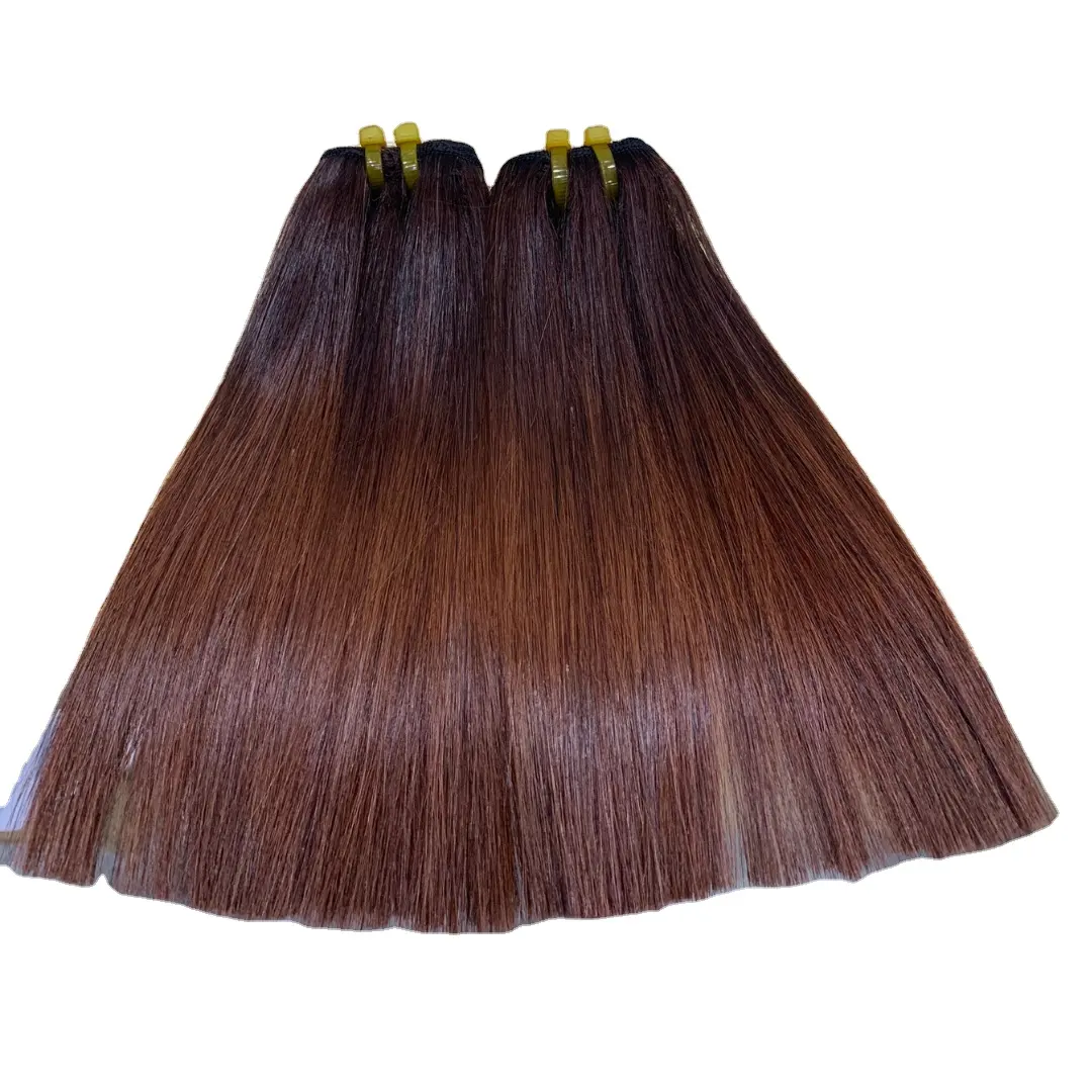 best selling products 2023 dark color vietnamese smooth bone straight weft hair weaving bundles