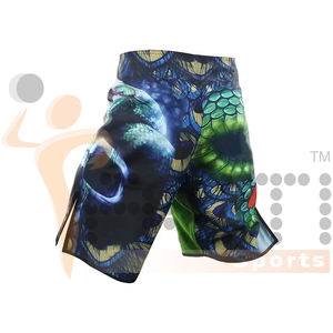 กางเกงต่อยมวยสำหรับผู้ชายกางเกงมวยไทยขาสั้นทำจากโพลีเอสเตอร์ - Product Image 5