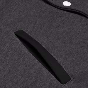 Diseña Tu Propia Chaqueta Universitaria Personalizada de Invierno con Cuello Alto y Logotipo Frontal, de Alta Calidad, Transpirable, de Algodón/Lana para Hombre - Product Image 5