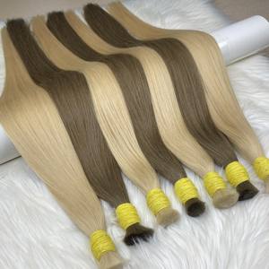 2025 EXTENSIONES DE CABELLO HUMANO RUSO RECTO NATURAL COLORES RUBIOS ESLAVOS DE LA MEJOR CALIDAD - Product Image 2