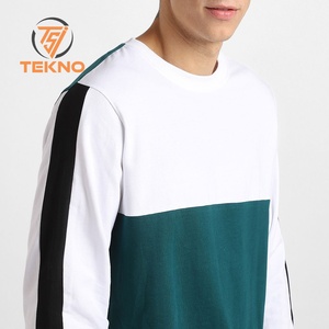 ชุดวอร์มสำหรับผู้ชายชุดวิ่งออกกำลังกายผ้าคอตตอนทรงสลิมฟิตชุดวอร์มชุดวอร์มสำหรับผู้ชายน้ำหนักปานกลางไม่เหมือนใครดูคอกลมของผู้ชาย - Product Image 5