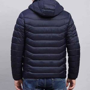 Chaqueta Acolchada de Plumón para Hombre, Versión OEM, Transpirable, de Invierno, Manga Larga, Diseño Acolchado, Tela de Lona, Cuello con Capucha, Chaqueta Puffer 2026 - Product Image 3