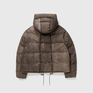Manteau d'hiver brillant de haute qualité, personnalisé avec votre propre logo, marque OEM, promotionnel, mode, pour homme, personnalisable, Puffer2026 - Product Image 3