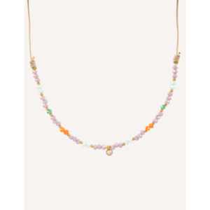 CUCOCUCA Collana girocollo fatta a mano 129250350 con cristalli e perline in macramè, opzioni multicolori, vestibilità regolabile per uso quotidiano, spedizione UE in 48 ore - Product Image 4