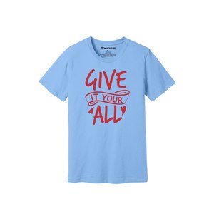 Camiseta de algodón 100% con temas de bondad, estampado de estilo informal, 12 opciones de color, 160-180, colocación de diseño personalizable GSM pesado - Product Image 1