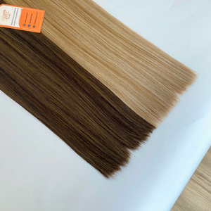 Top Grade 12A High Quality Raw Human Hair Extensions Various Colors Straight Tape in Vietnamese Wholesale Vendor - Product Image 6