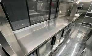 Camión de Comida Rápida al por Mayor, Remolque de Cocina Móvil de 4 Ruedas para Carrito de Comida Callejera, Industrias de Venta al por Menor de Bodegas, Venta al por Mayor de Aperitivos - Product Image 3