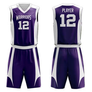 Uniforme de basket-ball unisexe de Service OEM à bas quantité minimale de commande nouvelle qualité nom d'équipe personnalisé uniforme de basket-ball de Sublimation imprimé - Product Image 3