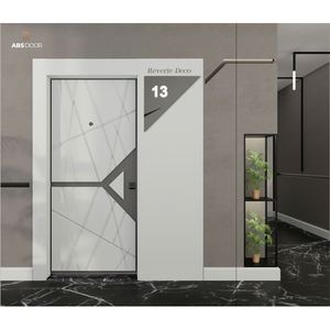 Puerta de Entrada de Cocina Moderna de Acero ABSDOOR REVERIE, Aislamiento Térmico, Estética Superior, Durabilidad Prolongada, Revestimiento de PVC - Product Image 3