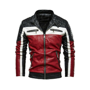 Veste en cuir d'hiver de qualité supérieure, durable, confortable, décontractée, classique, style urbain, en cuir véritable respirant pour homme - Product Image 1