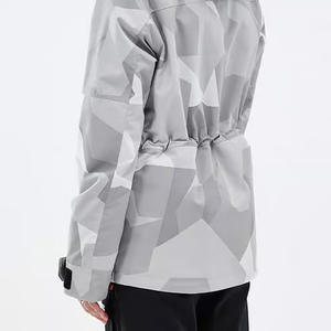 Veste de ski d'hiver pour femmes personnalisée avec logo coupe-vent en tissu imperméable OEM et options de marque de distributeur - Product Image 3