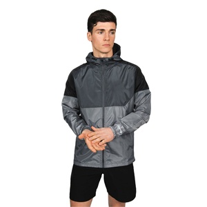 Lightweight Windproof and Waterproof Custom Windbreaker Jacket for Men and Sports Coats - Product Image 5