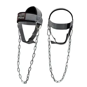 Meilleur Nouvelle Arrivée Gym Boxe Force Formateur 4MM Rembourré Cou Tête Harnais Exerciseur Cou Harnais Haltérophilie Formation Unisexe. - Product Image 1