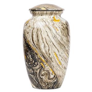 Urnas esmaltadas de estilo americano de alta calidad para cenizas humanas Buena venta Suministros funerarios clásicos Fabricante directo Suministro a granel - Product Image 2