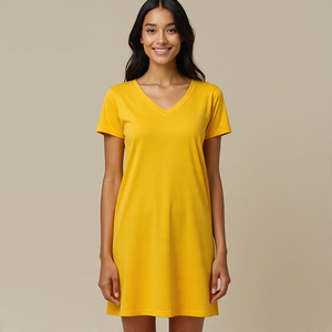 T-shirt décontracté à séchage rapide pour femmes, col en V, surdimensionné, Jogging, t-shirt pour dames, vêtements de fitness de haute qualité, t-shirt pour femmes - Product Image 5