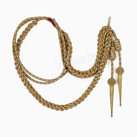 Cordon métallique Aiguillette à prix d'usine, cordon d'épaule écologique enduit, accessoires personnalisés de haute qualité pour vêtements
