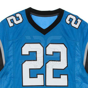 Camiseta de fútbol de alta durabilidad con costuras reforzadas y paneles Camiseta de fútbol americano para adultos - Product Image 3