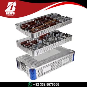 Juego de instrumentos de alta calidad para fusión intervertebral lumbar transforaminal manual de clase I, jaula de fusión PEEK TLIF y jaula cervical anterior - Product Image 6