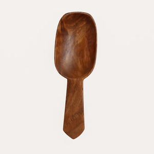 Cuillère en bois de haute qualité, classique, écologique, durable, non toxique, légère, lavable au lave-vaisselle, logo personnalisé pour la dégustation de sel - Product Image 5