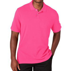 Polo pour hommes en coton décontracté à manches courtes avec impression personnalisée et logo brodé coupe ajustée Polo classique en coton Pima - Product Image 6