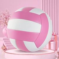 DAIZAN STAR INTERNATIONAL Balones de Voleibol Ligeros de Material PU de Alta Calidad, Diseño Liso, para Entrenamiento, Costuras Duraderas, Larga Duración